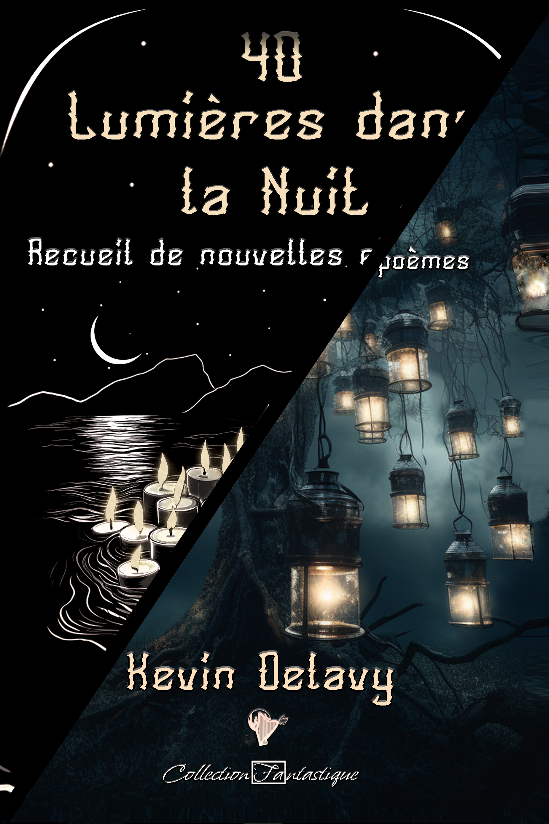 40 Lumieres dans la Nuit - Livre de Kevin Delavy